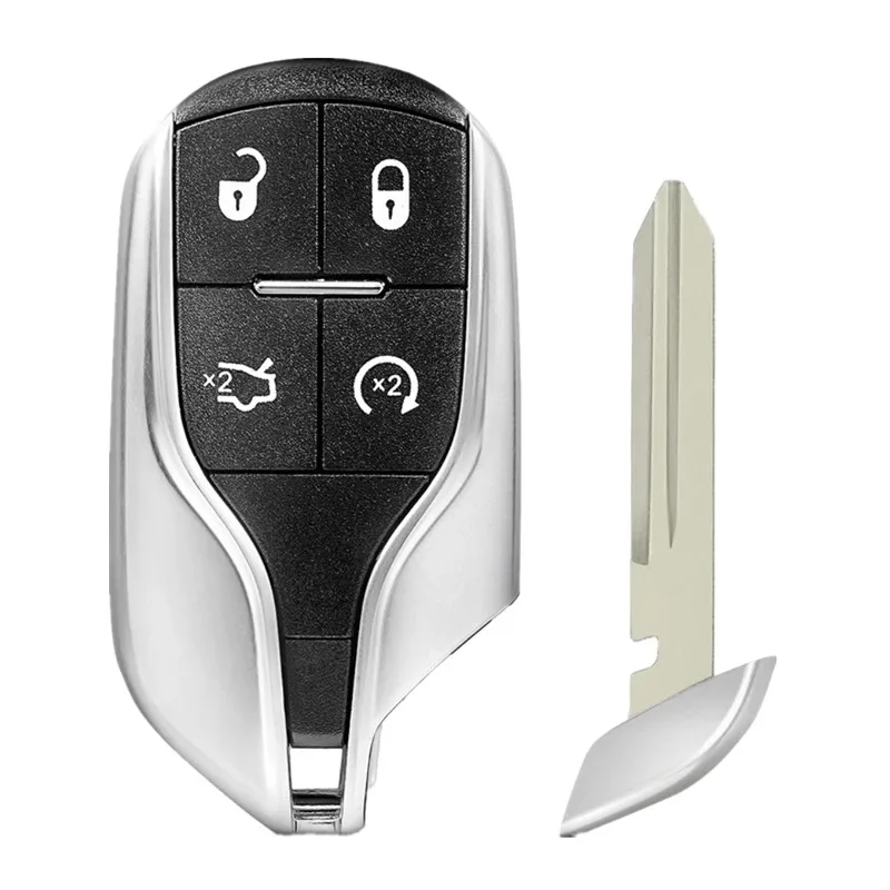 M3N- 7393490   4 Knoppen 433 Mhz 46 Chip Smart Keyless Auto Afstandsbediening Autosleutel Voor Maserati Quattroporte Ghibli 2014-2016