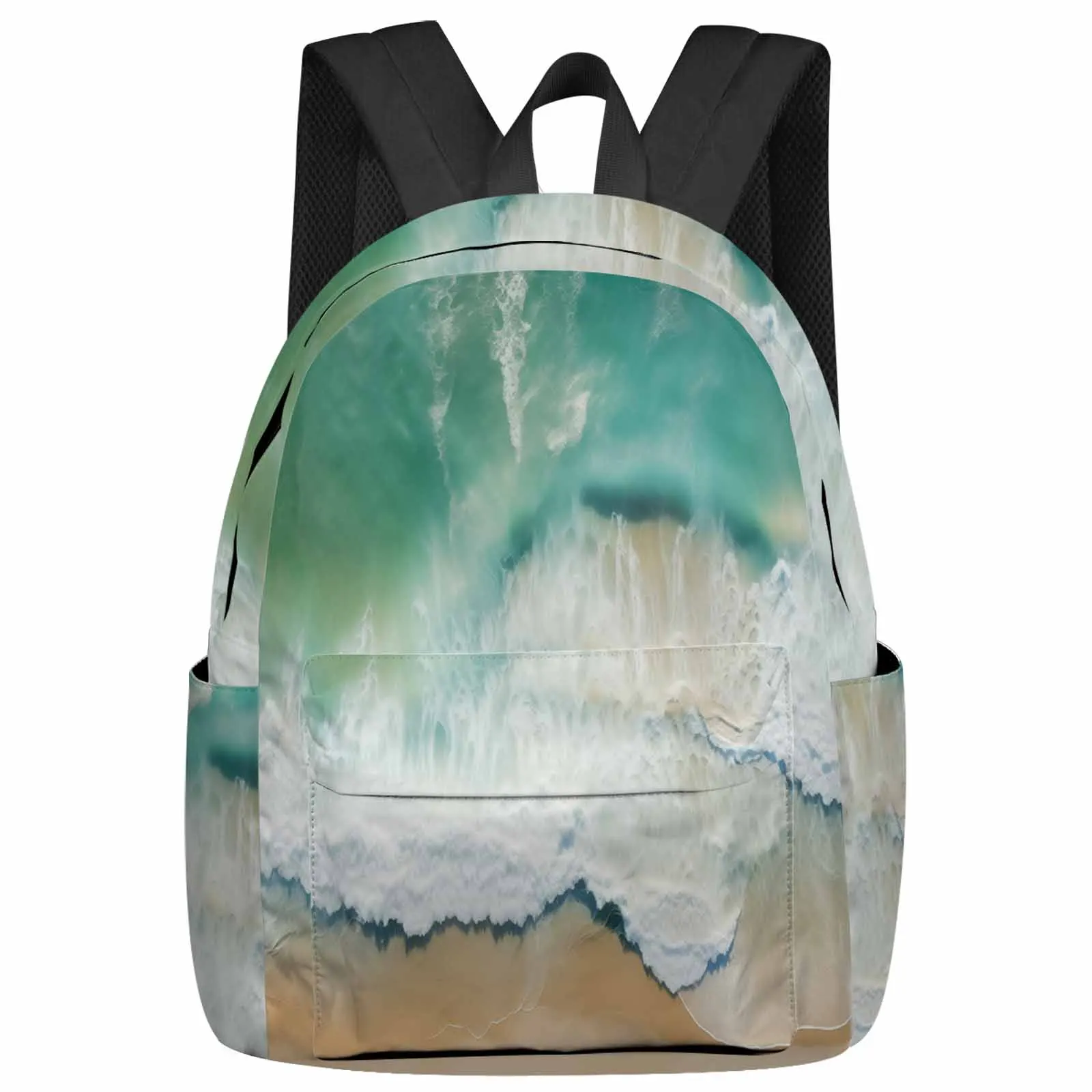 Summer Ocean Beach Backpack School Bags for Teenagers Students Laptop Bag Women's Casual Travel Backpack