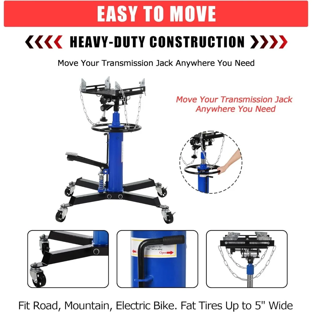 رافعة تلسكوبية هيدروليكية سعة 1322 رطلًا، نطاق الرفع 33.5-69، مضخة القدم، سرج الميل، ربطة سلسلة