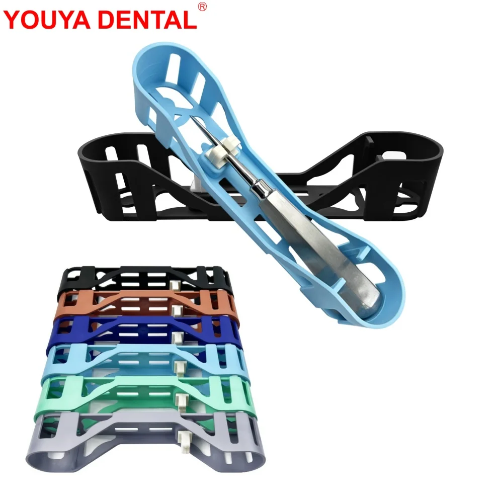 

1pc Autoclavable Dental Tooth Elevator Disinfection Case Tooth Extraction Instruments Holder Dentistry Plastic Sterilization Box