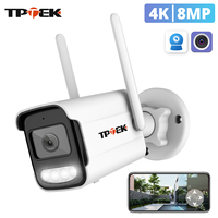 8MP 4K IP Camera Wifi Surveillance Camera 5MP Outdoor Securtiy CCTV Wi Fi Camara Video Wi-Fi Waterproof CamHi CamHipro IP Cam