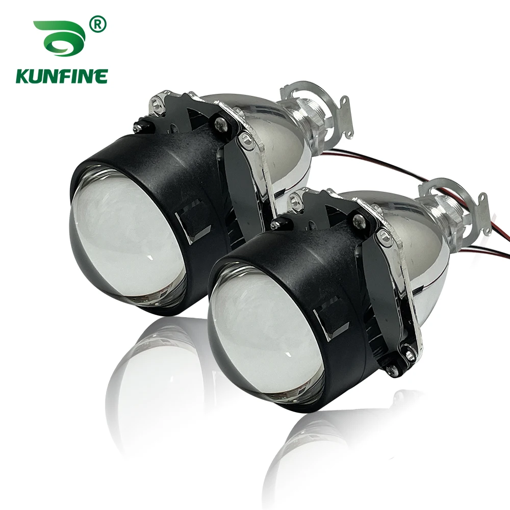 2Pcs/lot LHD/RHD 2.5 inch Bi-Xenon HID Projector Lens Shrouds car high/low beam for car headlight halogen or xenon bulb