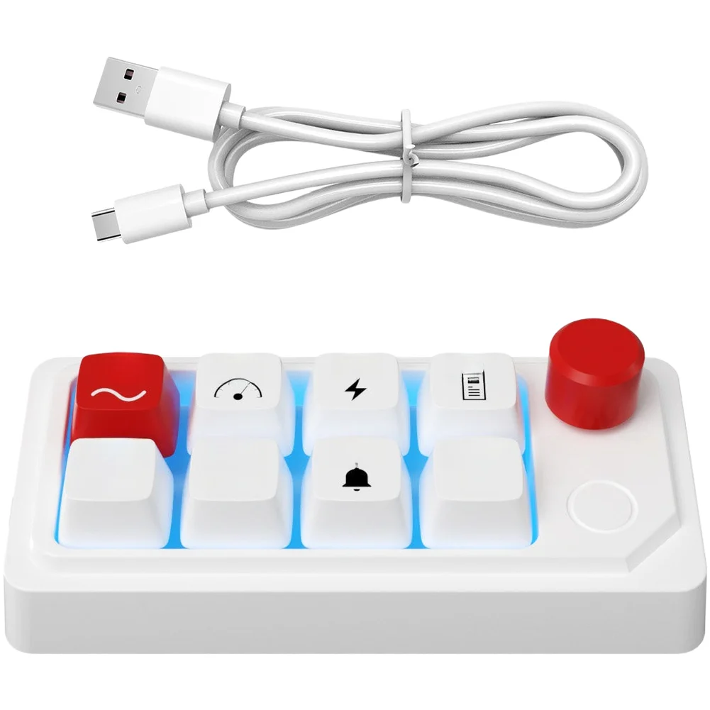 1pc Red Function Switch Keyboard For I2C K01 C10 C09 C07 Multimeter Quick Connection Mode Adjustable Control Keypad Repair Tool