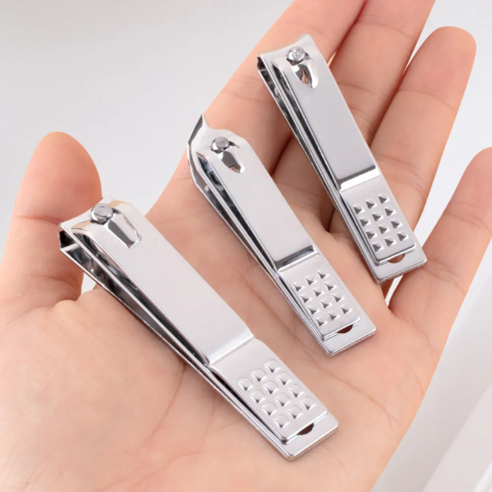 

1PC High Precision Nail Clippers Stainless Steel Nail Cutter Scissors Pliers Fingernail Pedicure Trimmers Manicure Care Tools