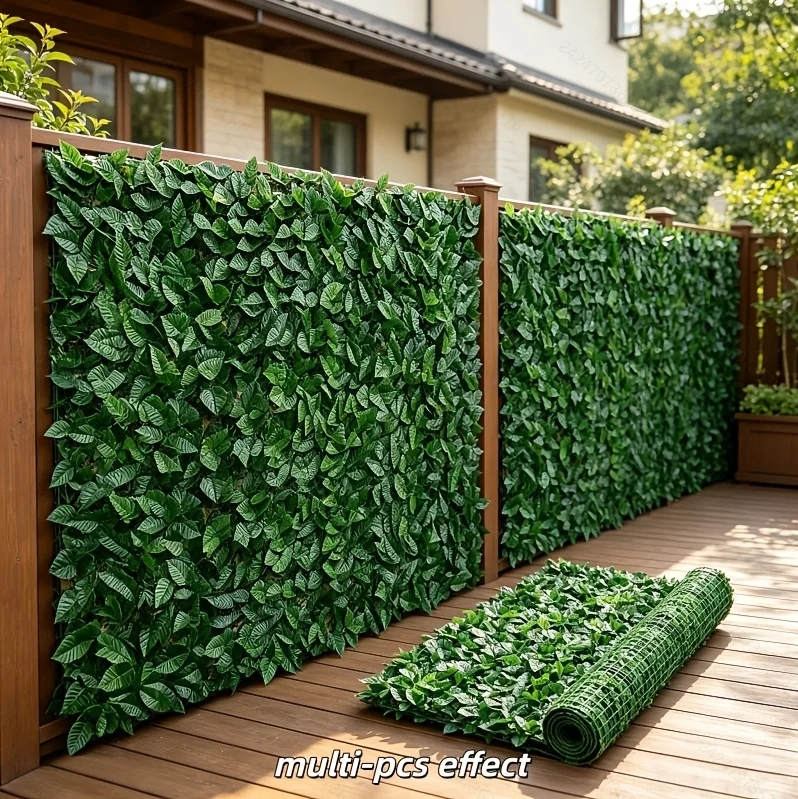 Home Security Fence - 1/2 parçalı yapay yeşil bitki çitleri,