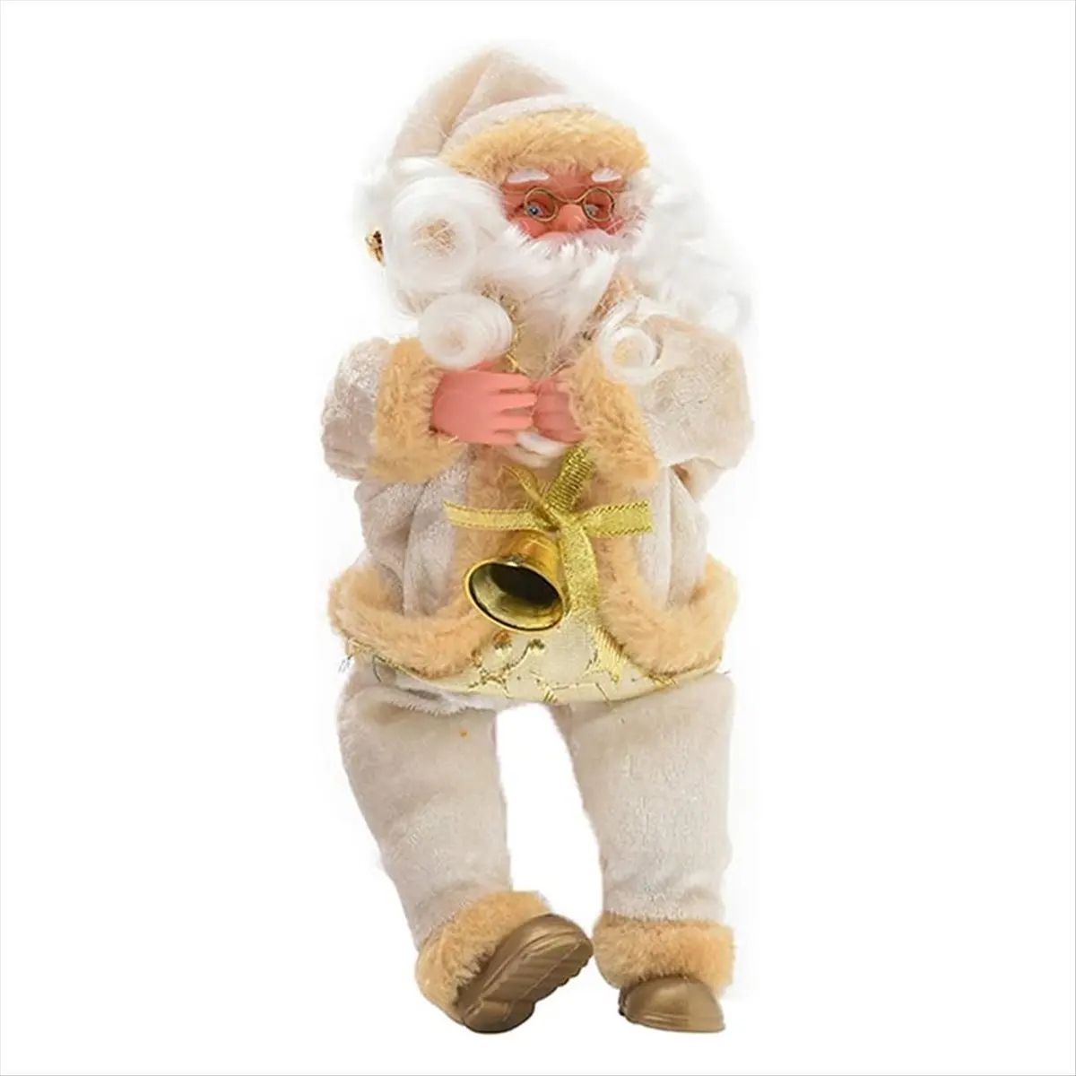 A013 Christmas Daily Necessities, Velvet Sitting Santa Claus Doll, Christmas Home Window Decoration, Desk Decoration