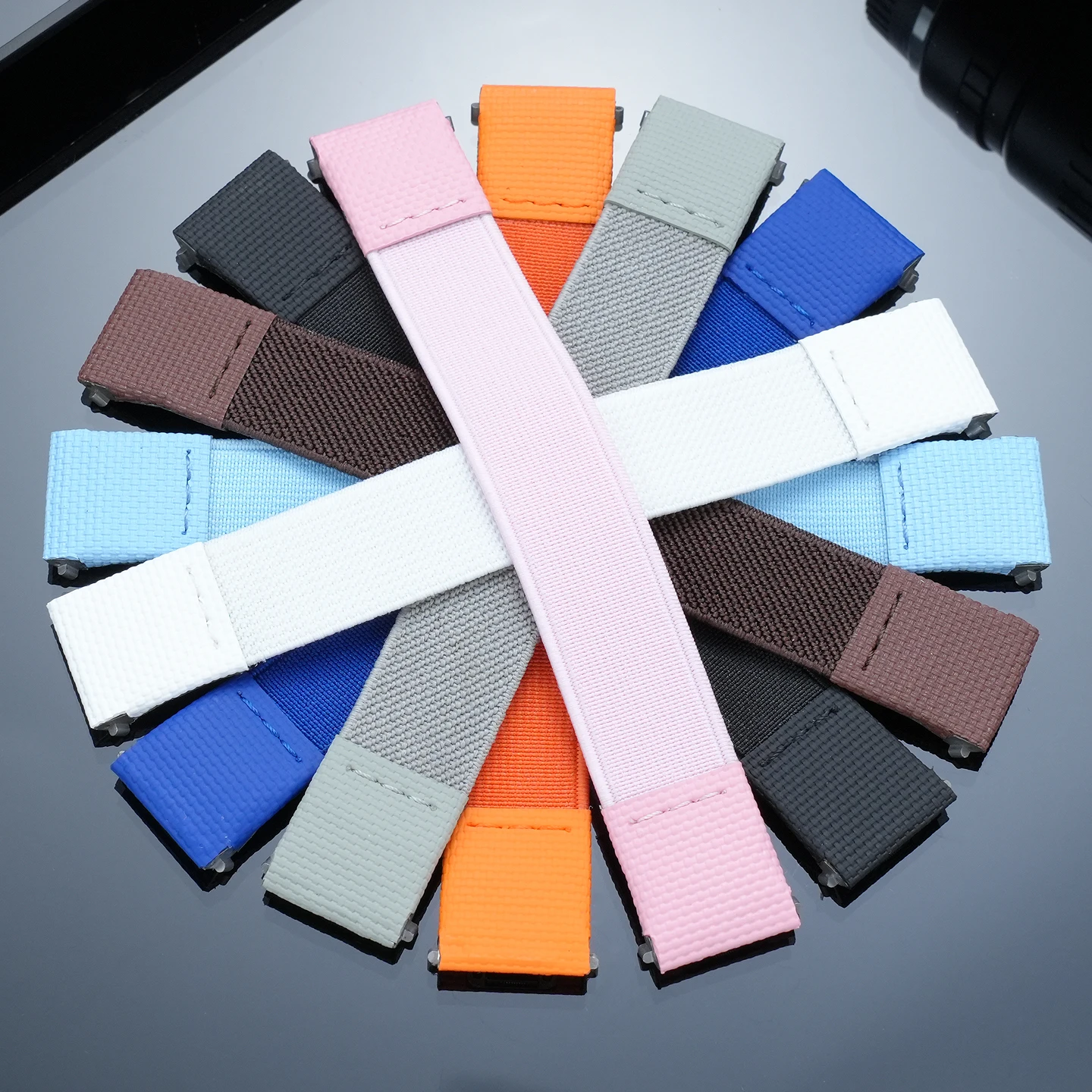 Fluororubber Elastic Watch strap For Cartier Santos Watchband WSSA0009/0010/0018/A0013 Dedicated Quick-Release 19/21mm Bracelet
