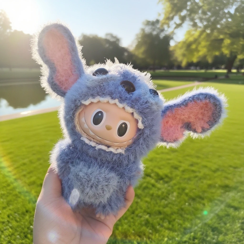 Labubu ropa de bebé labubu vinilo colgante muñeca ropa 17cmV1V2V3 ropa de piel de arco iris regalo de Navidad y halloween