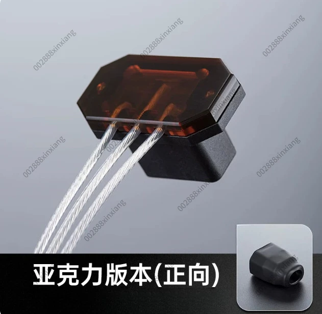 0.6m 90 Degree Right Angle C13 To C14 Power Cable, Ultra-thin 3Pin Extension Cord, Wiring Accessory for Computer Server Cabinet