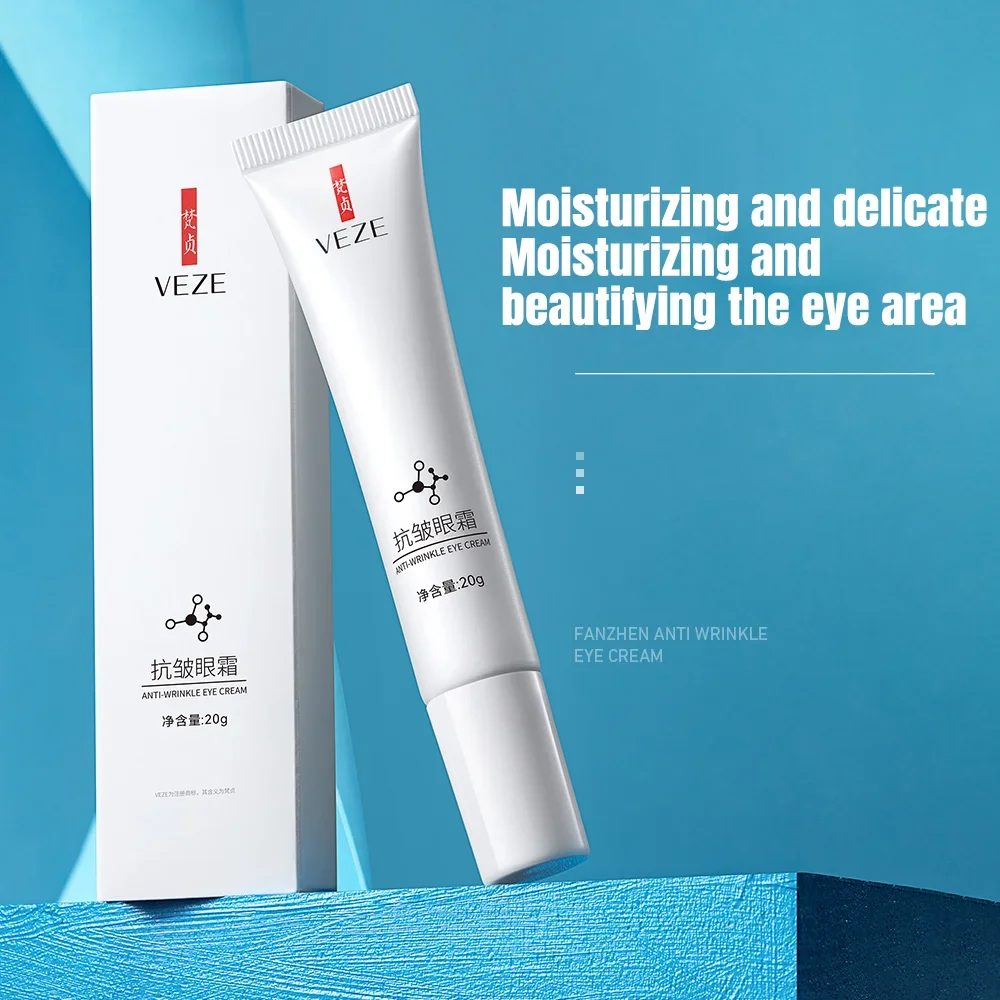 VEZE Eye Serum Firming Eye Cream Anti Dark Circles Hyaluronic Acid Hydration Nourishing Fade Line Eye Skincare