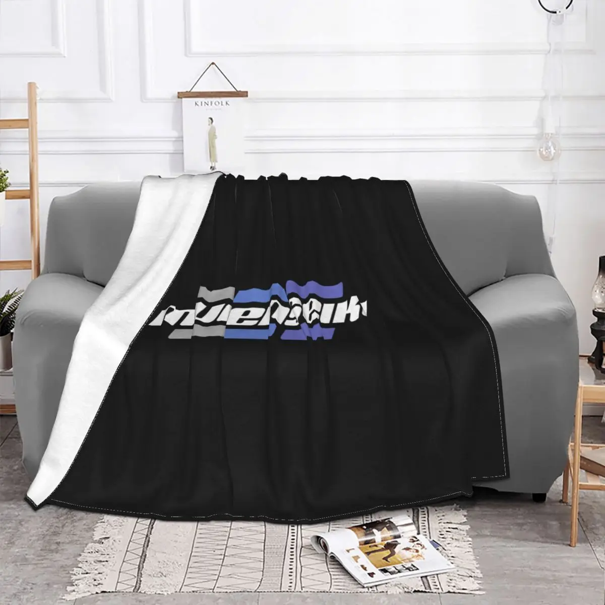 Mugen Seiki Rc Logo Blanket Autumn Textile Dual Purpose Bedding Throws Decorative Sofa