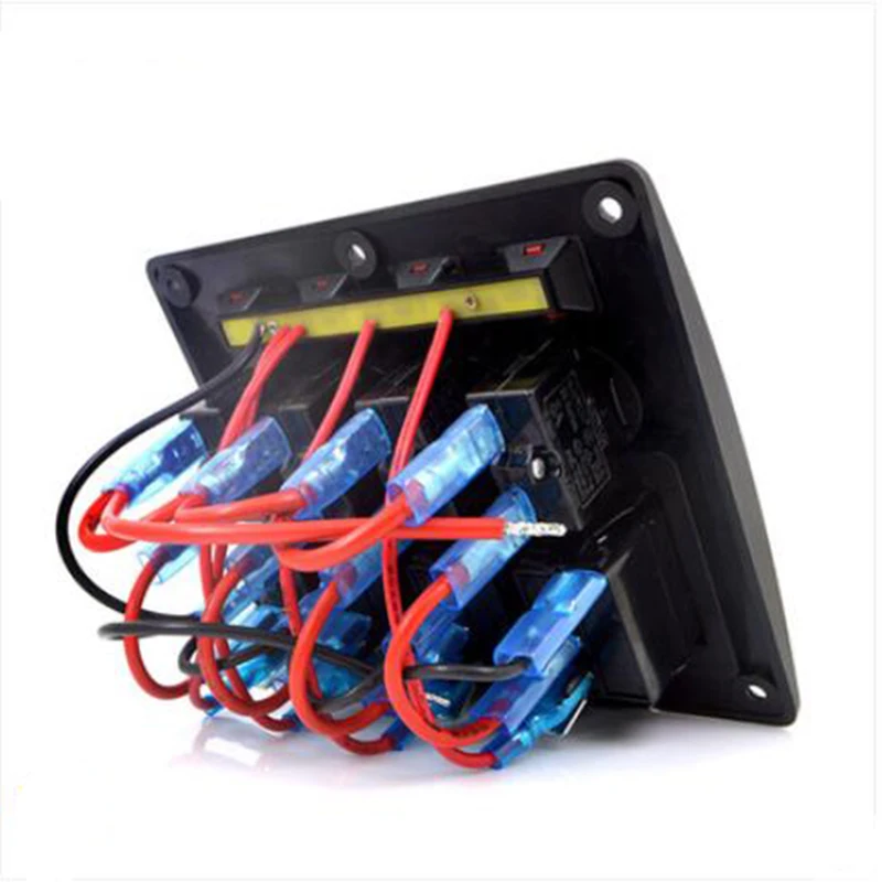 Marine Waterproof Switch Panel With Insurance Circuit Reaker Suitable For RV Speedboat Yacht Ship Accessories