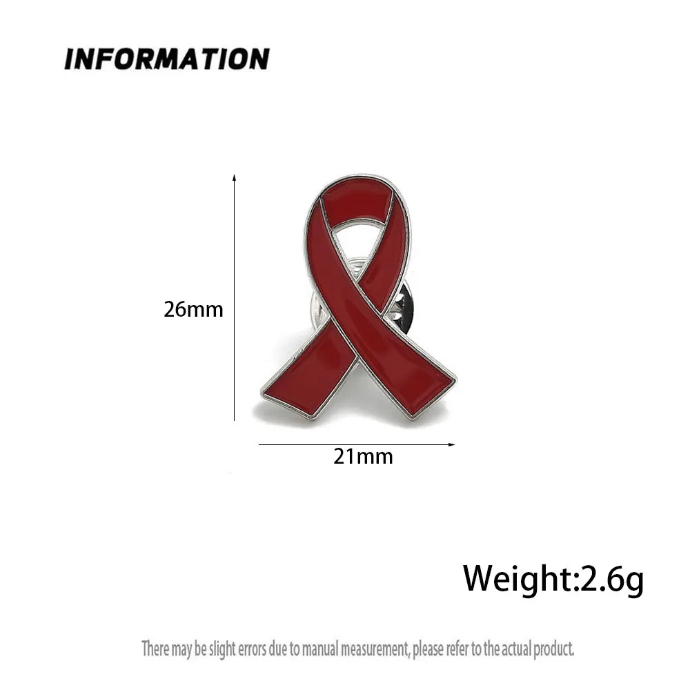 Metal Brooch Awareness Ribbon Brooch Pin Multicolor Enamel Lapel Pin Clothing Backpack Decor Jewelry for Men Women