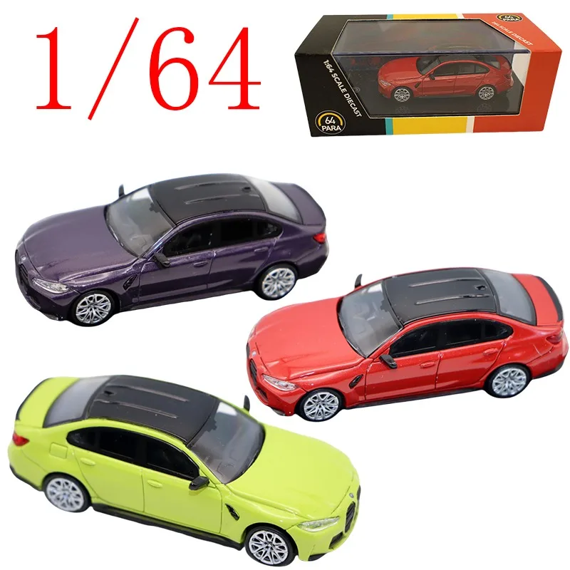 

PARA Diecast 1/64 BMW G80 M3 Alloy Model Cars Collectible Play Vehicles