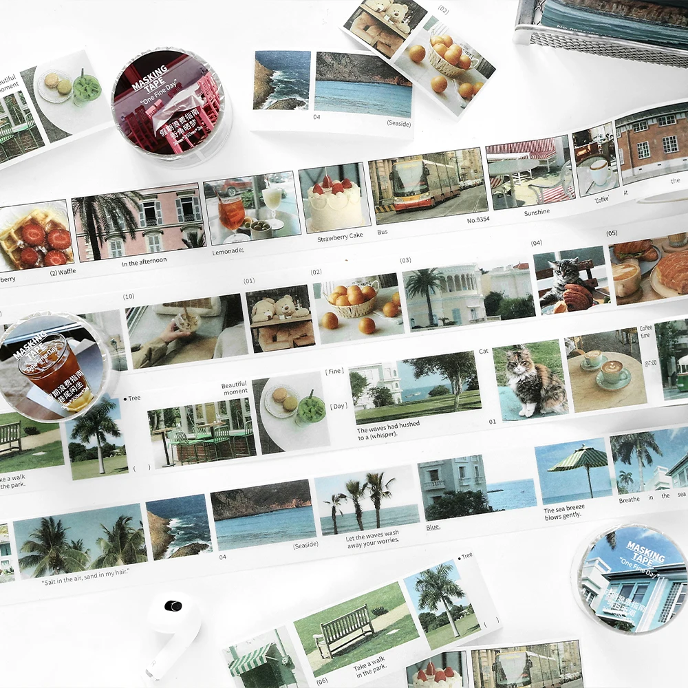 

2 м/рулон, серия Holiday Sharing, Ins, сцены повседневной жизни, лента Васи, планировщик, справочник, креативный коллаж, сделай сам, малярная лента для скрапбукинга