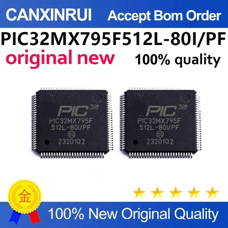 (5pcs-100pcs)Brand new original PIC32MX795F512L-80IPF