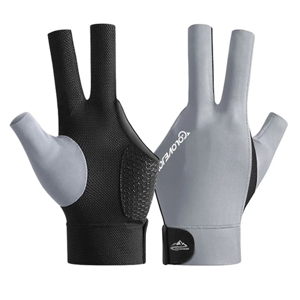 Cue Shooter Spandex Glove Fingerless Design Relieve Hand Fatigue Elastic Fabric Performance Enhancing Billiard Gear