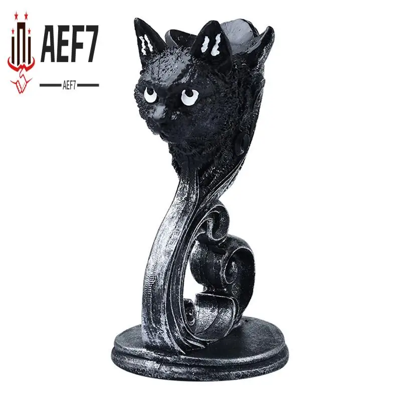 

AEF7-черная статуя и статуэтки, подарок для домашнего декора-подставка для шара для дисплея, хрустальная стеклянная сфера, подставка для пьедесталя, держатель