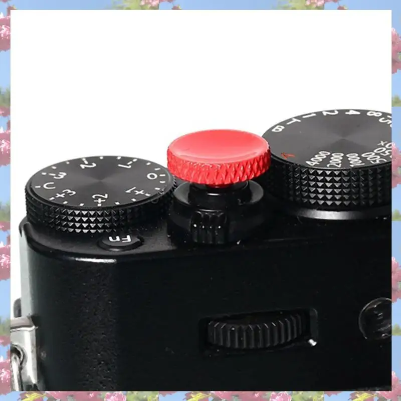 4X Camera Shutter Release Button Metal For Fujifilm XT30 XT20 XT10 XT3 XT2 XPRO2 X100F X100T Sony RX1R RX10IV Leica(Red)