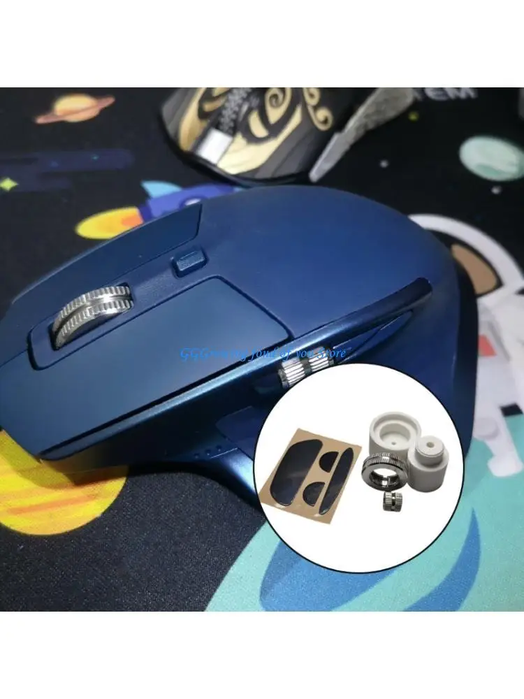 

H9EB Precisions Control Check Cheel Cheel и Glides Feet Pad для MX 1S/2S Высшая навигационная игра мыши/2S