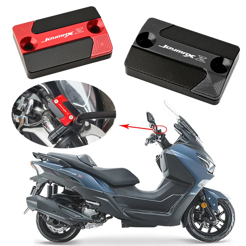 Joymax Z Motorcycle CNC Accessories Fit For SYM JOYMAX Z joymaxZ 125 250 300 Front Brake Master Cylinder Fluid Tank Cover