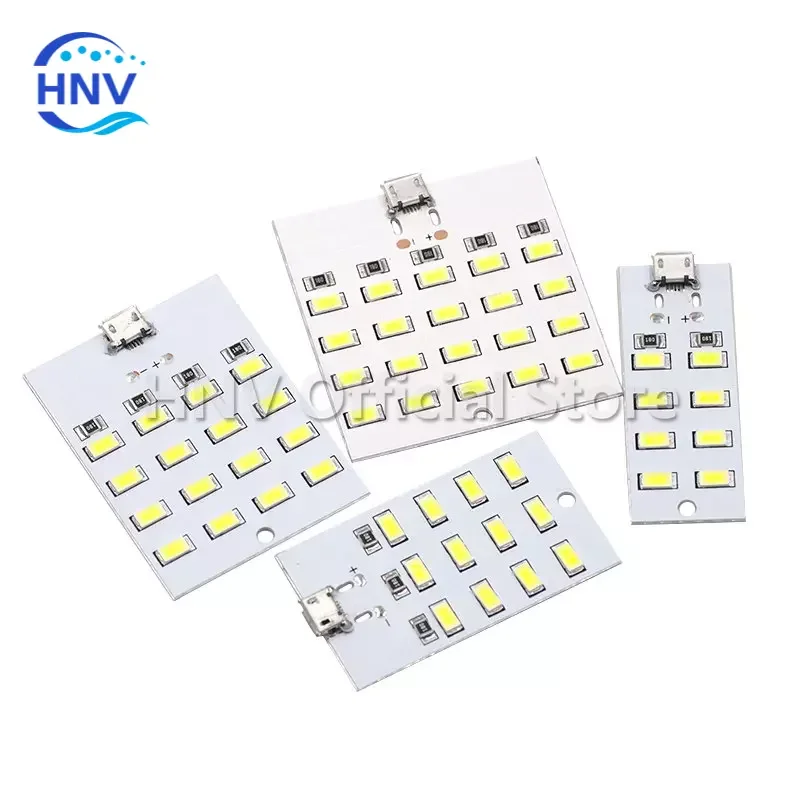 1PCS high quality 5730 smd 5V 430mA~470mA White Mirco Usb 5730 LED lighting panel USB mobile light Emergency light night light