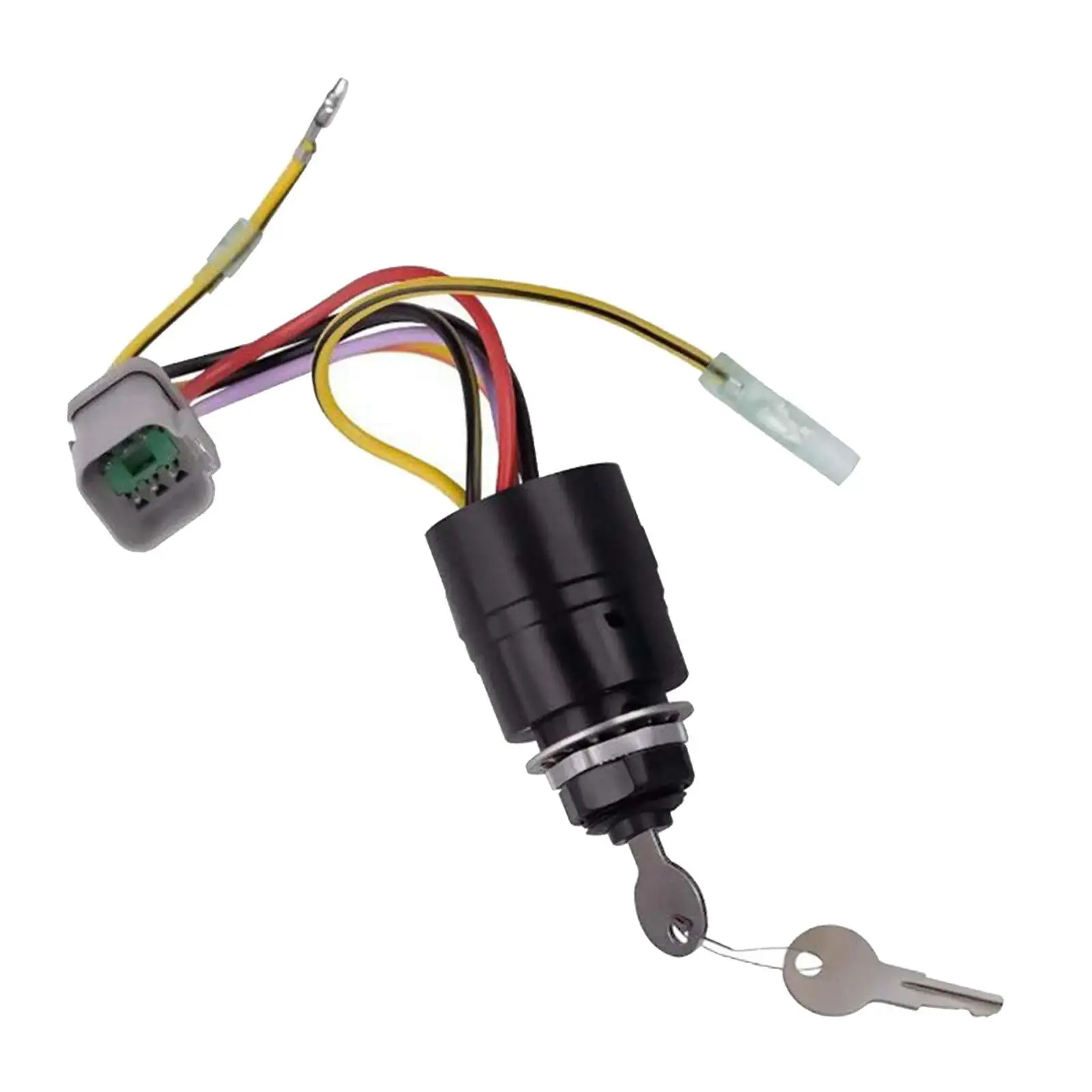 

Marine Outboard Engine Ignition Starter Switch 6 Wire Connector Boat Electric Motor Accessories for Control Box Use