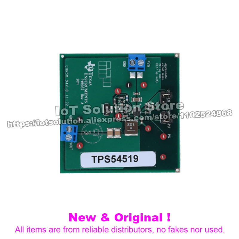 TPS54519EVM-037 Evaluation Module for TPS54519 Synchronous Step-Down Converter