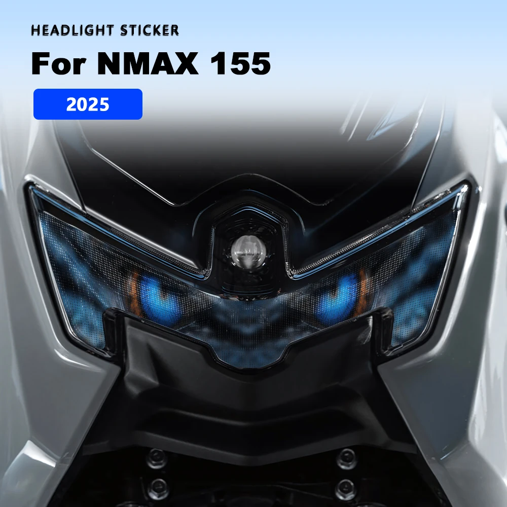 Motorcycle Headlight Stickers Waterproof Headlamp Decals For Yamaha NMAX N-MAX 155 TURBO NMAX155 V3 2025 Protective Accessories