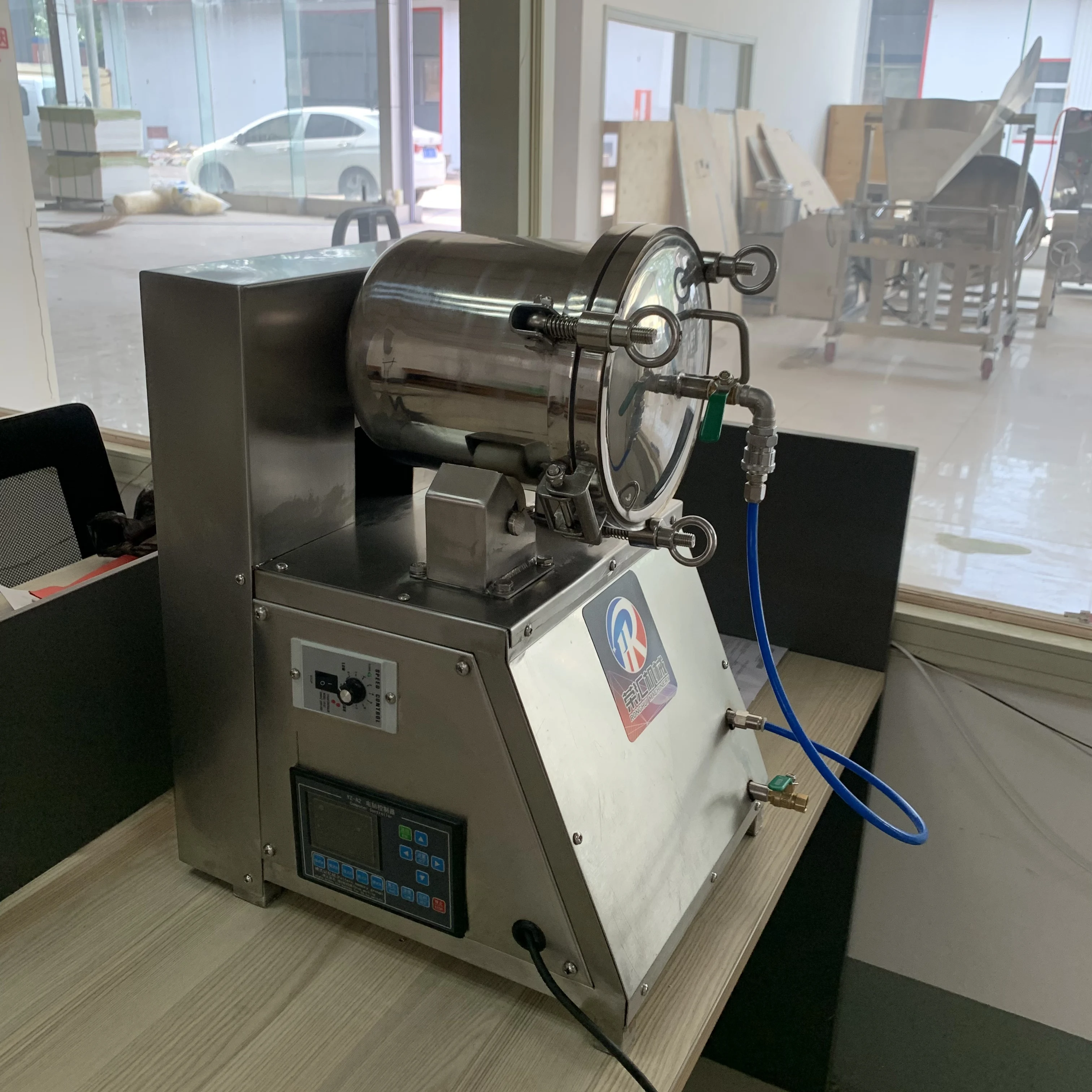 Mesin Pengaduk Fillet Paha Ayam Otomatis Ukuran Kecil untuk Pengasaman dan Penyeduhan Cepat di Pabrik Makanan Industri