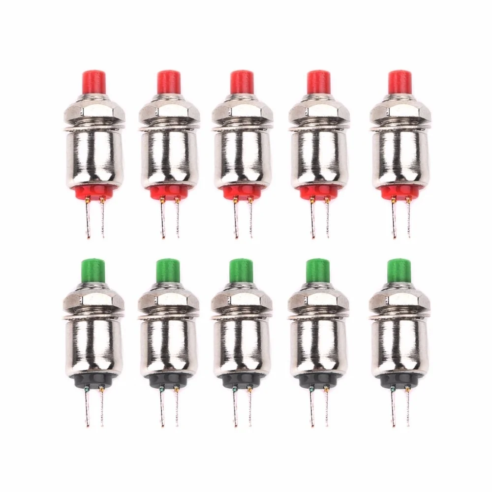 10 szt. 5mm DS-402 samoresetujący/chwilowy mini przełącznik przyciskowy 0,5A/125V