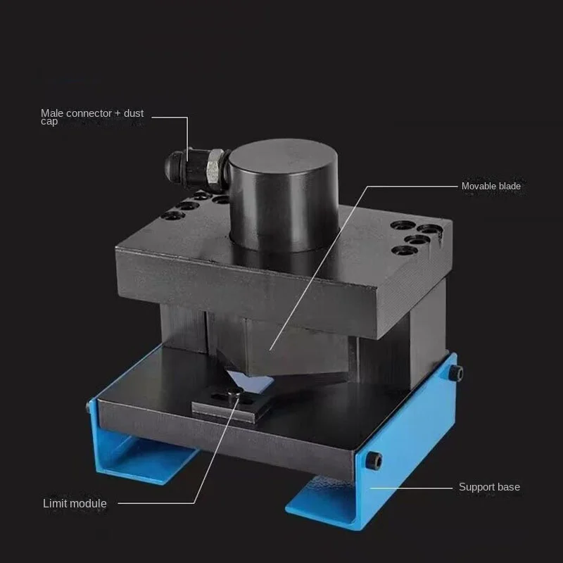 CR-75 separate angle iron trimming chamfering multi-action four-in-one angle iron inverted arc angle hydraulic bending machine