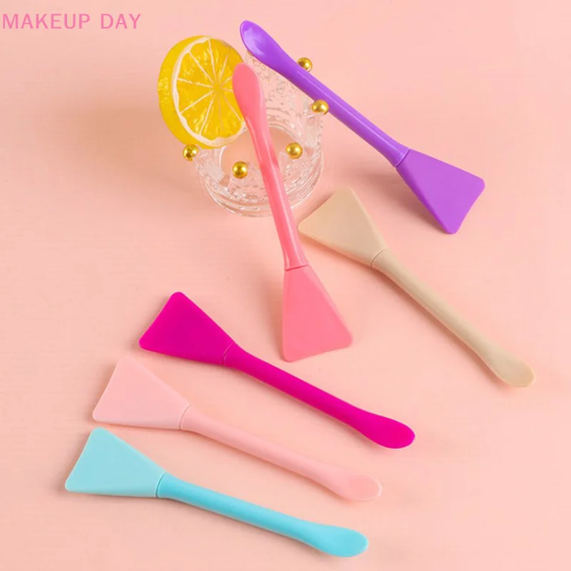 Facial Face Stick DIY Face Brush Spatula DIY Masque Brush Safe Comfortable Silicone Masque Stirring Stick for Girl Skin Care