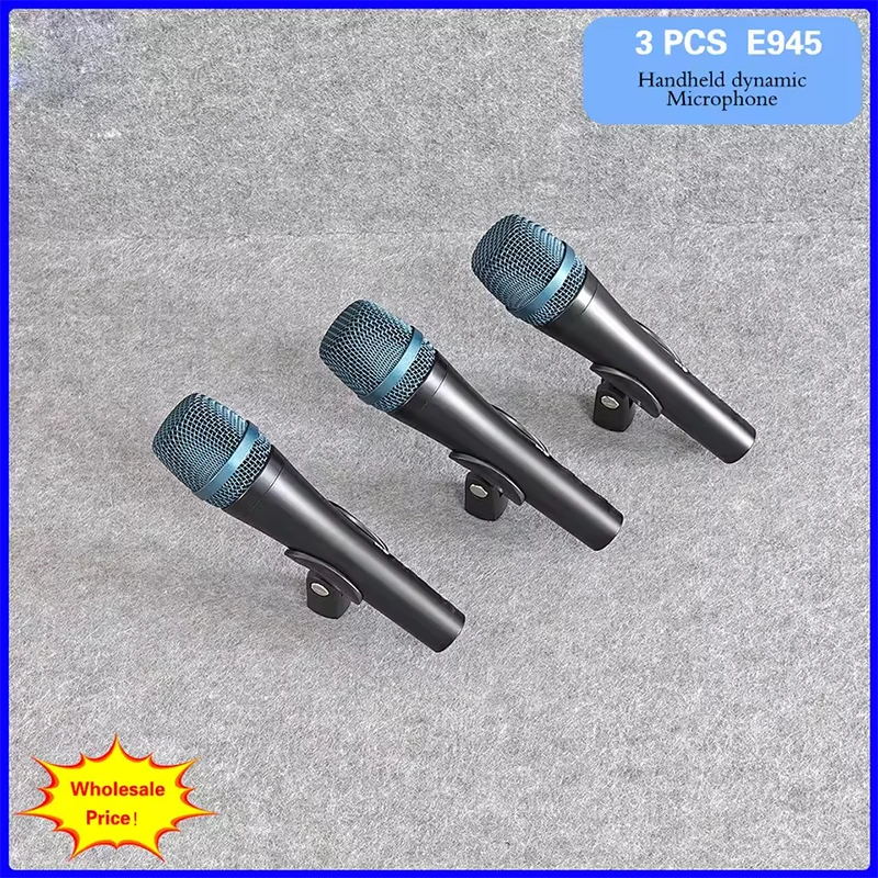 

Wholesale 3 PCS Evolution 900 Series E945 Dynamic Microphone Live Performances KTV Live Streaming Conference Singing