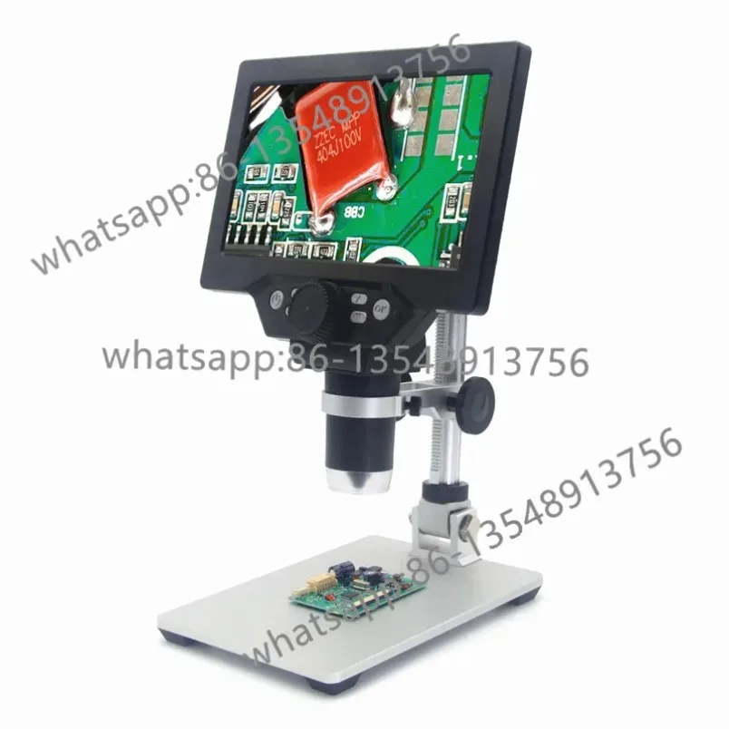 New G1200 metal 1200 times high definition electronic industrial maintenance microscope with display