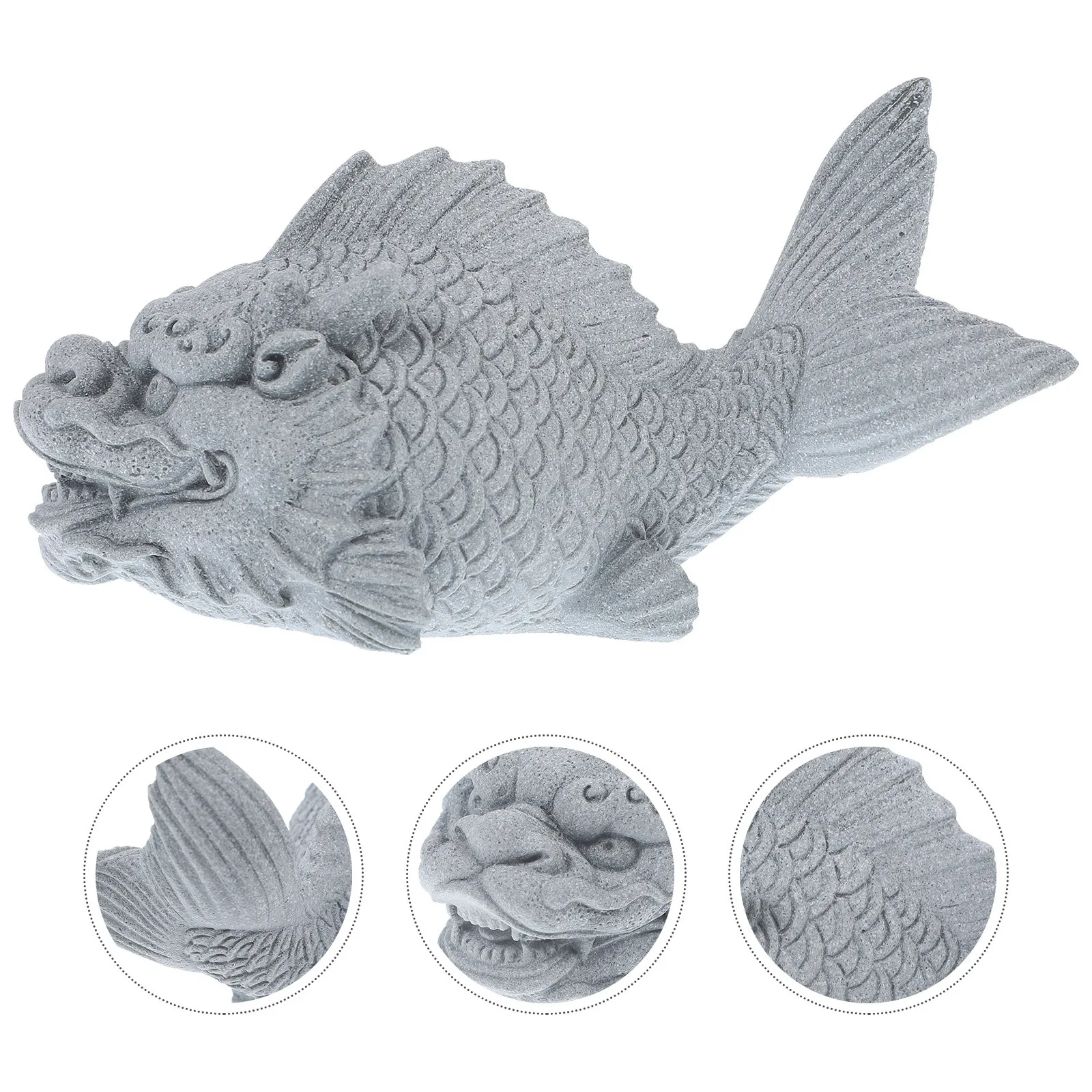 

Small North Lion Statue for Fish Tank Decor Aquarium Landscape Yard Bonsai Decoration Desktop Home Office Adornment Craft