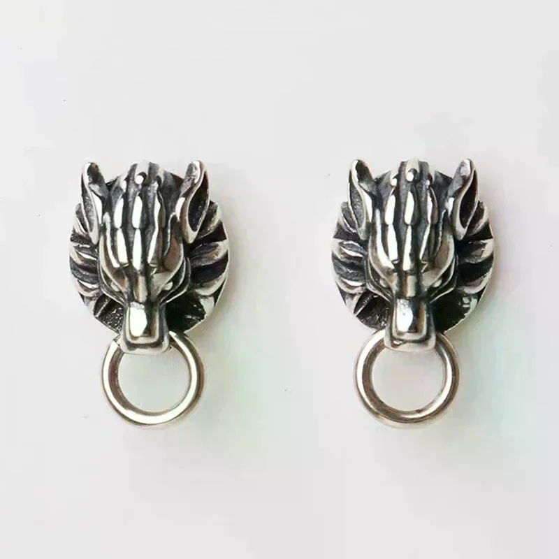 Hot Game Final Fantasy Cloud Strife Wolf Stud Earrings For Men Women Gift
