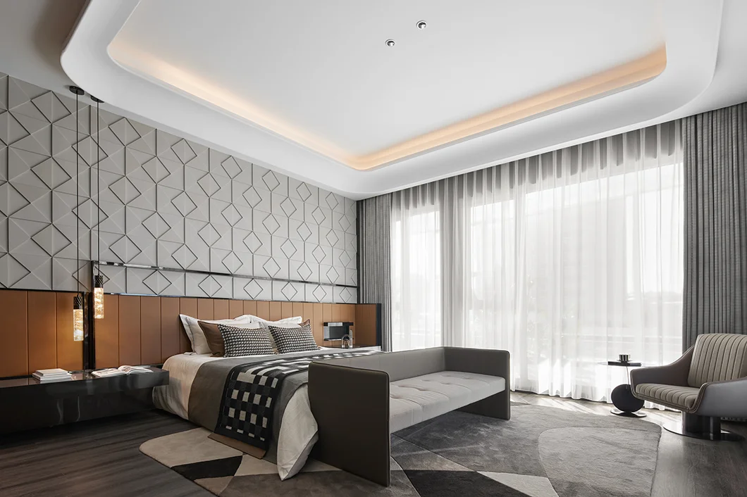 Sanhai الطراز الحديث التصميم الداخلي خطة أرضية ثلاثية الأبعاد تقديم تخطيط الفضاء مسودة الواقي الذكري الديكور مخصص للمنزل الداخلي