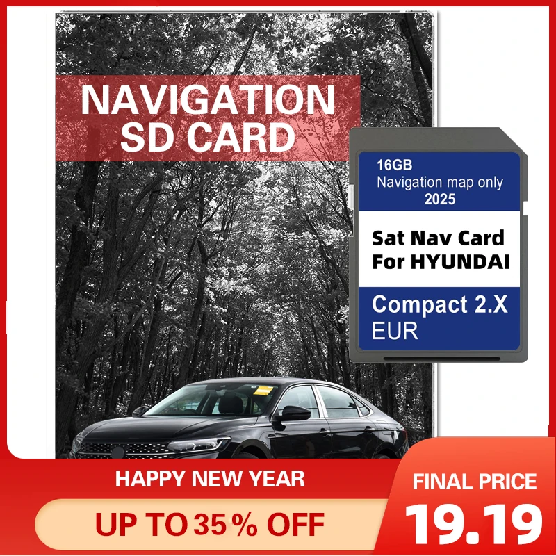 

2024 версия карт, европейская и британская навигация GEN2 для Hyundai Compact 2.X H1/i20/Santa Fe/Grand Santa Fe/Tucson, автомобильная SD-карта GPS 16 Гб