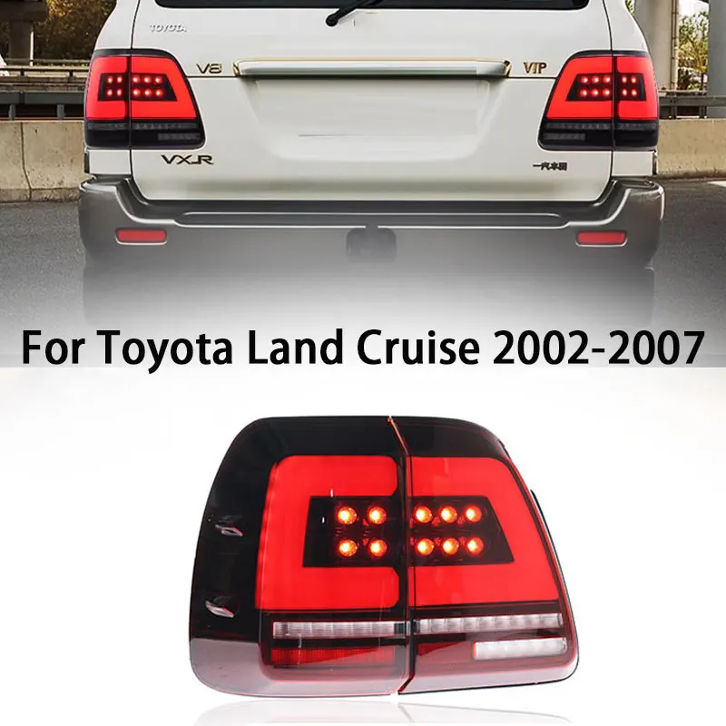 

Car Taillight FOR Toyota Land Cruiser LC100 FJ100 4700 02-2007 Tail Light DRL Rear Lamp Dynamic LED Configure Tools Accessories