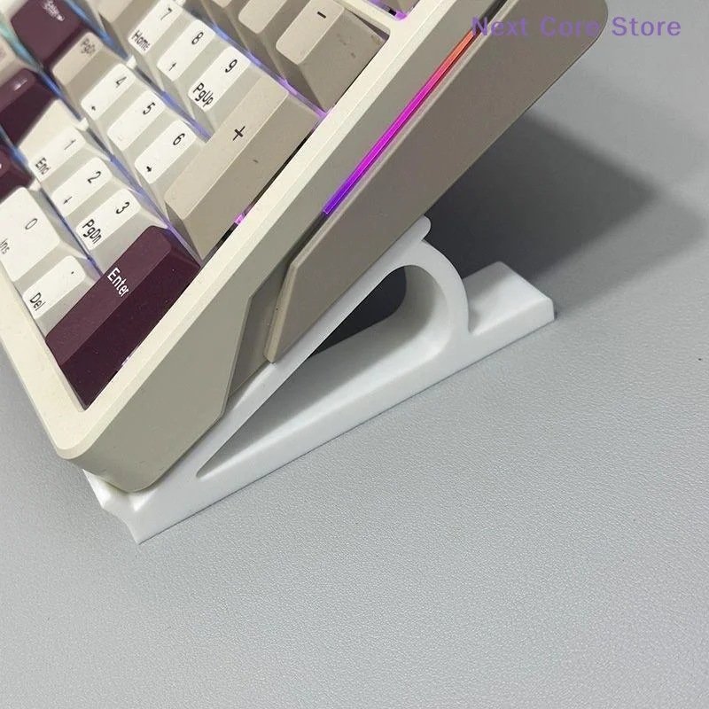 

[NC]1 Pair Keyboard Elevated Stand Portable Raised Keyboard Angle Plastic Computer Keyboard Riser Accessories Monitor Holder[NC]