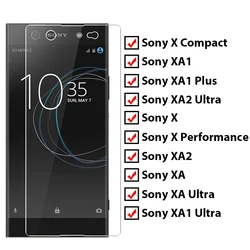 9H Tempered Glass for Sony Xperia X Performance XA Compact Phone Screen Protector for Sony Ultra XA1 Plus Protective Glass