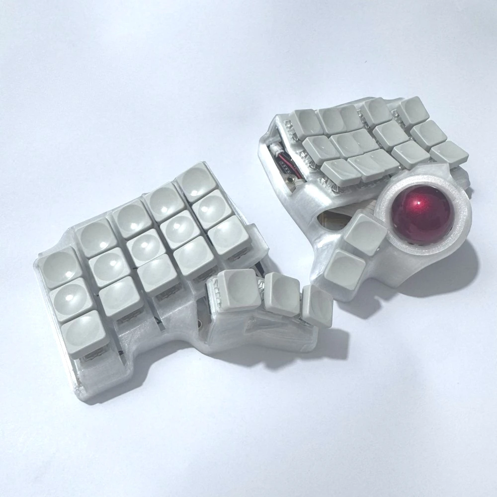 Charybdis Nano Split Keyboard Kit Kabel/Nirkabel Bluetooth Gaming Keyboard Hotswap MX Switch Gamer Aksesoris Teclado Pengiriman Cepat