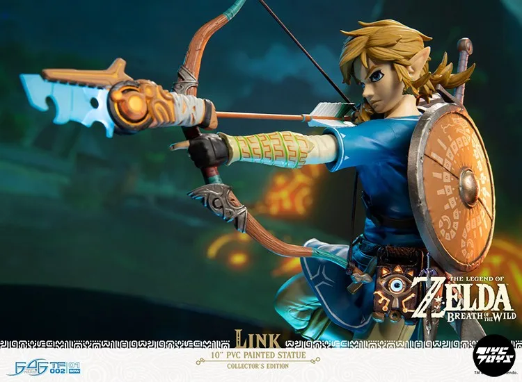 In Stock First 4 Figures   Link The Legend of Zelda: Breath of the Wild 9.6