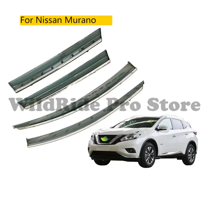 

New Custom Auto Door Window Visor Rain Deflector Car Weather Shield for Nissan Murano