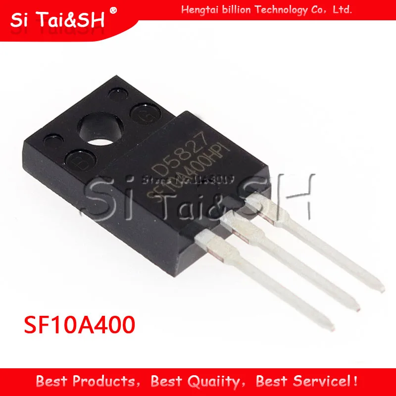 10Pcs SF10A400H TO-220F SF10A400 TO220 10A400