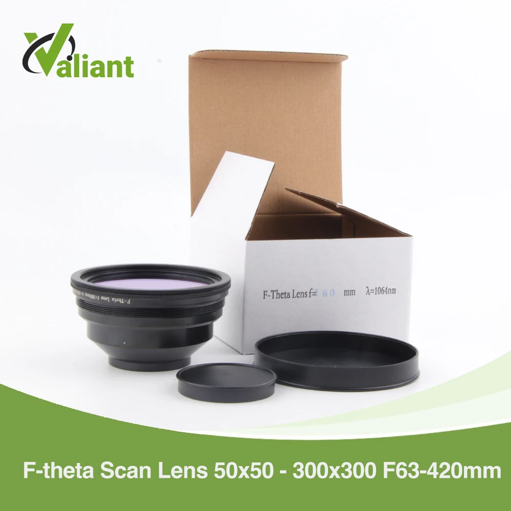 F-theta Scan Lens Field Lens 1064nm 50x50 - 300x300 F63-420mm for 1064nm YAG Optical Fiber Laser Marking Machine Parts