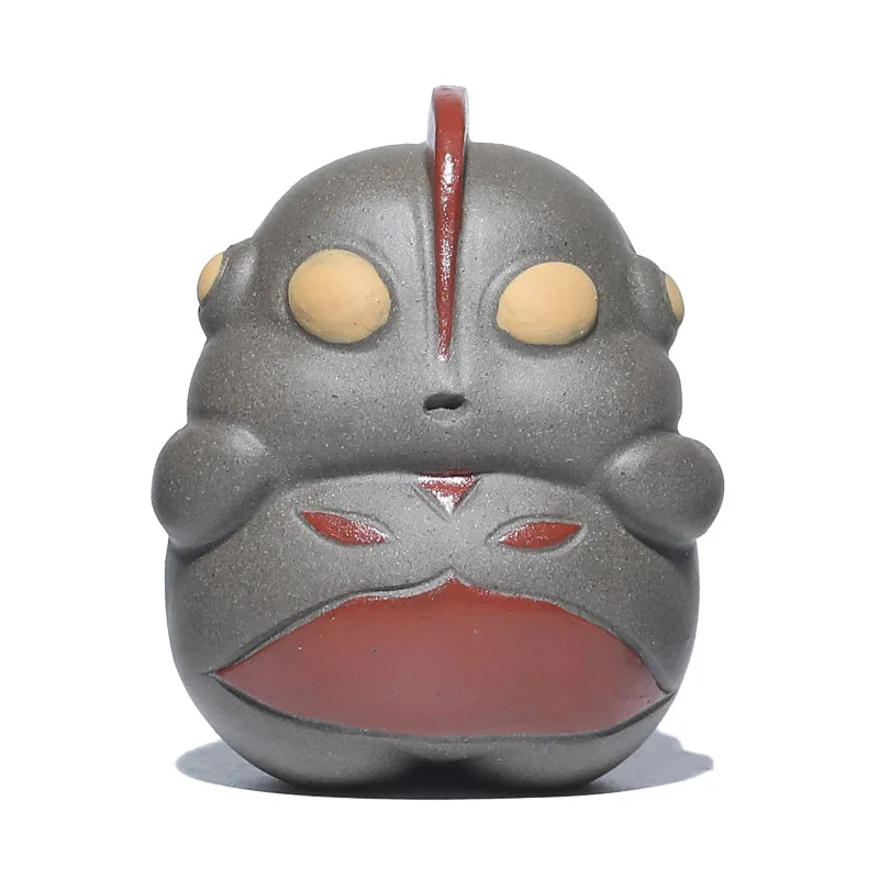 Yixing Zisha الشاي الحيوانات الأليفة Aotuman أنيمي تمثال رسمت باليد الإبداعية طقم شاي طاولة شاي اكسسوارات النحت قسط مناسبة ل #5