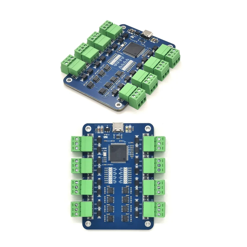 

USB-для Type-C 8-канальный последовательный преобразователь RS485 Чип CH348, для независимой защиты от короткого замыкания каналов-AU47