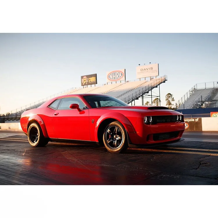 Demon Style ABS Wide Fender Flares Front Bumper  For Dodge Challenger Hellcat